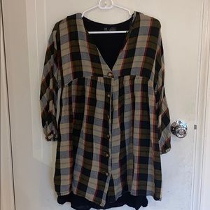 Zara Plaid Dress
